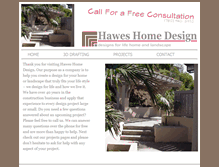 Tablet Screenshot of haweshomedesign.com